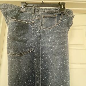 Zara Women's Blue Flare Jeans